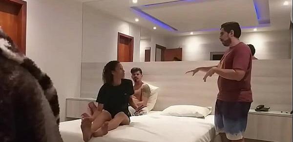 Making Of e Bastidores da gravação com a Milf Aysla Andrade e a novinha Sky Sants na gravação de setembro de 2020 - Leo Ogro - AntonyVtt - Dj Jump